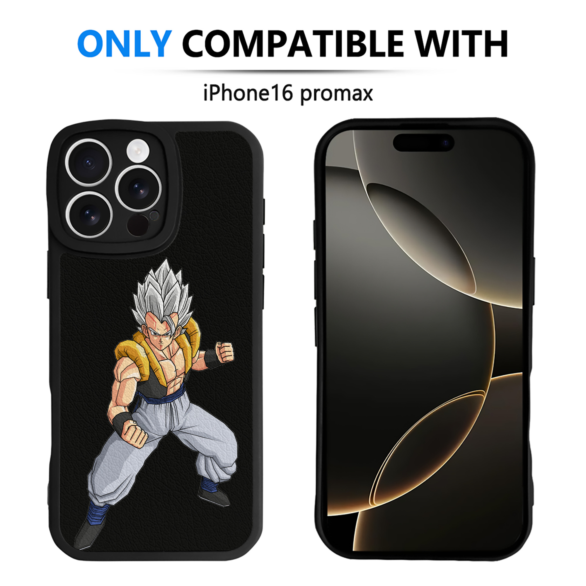 （画像用） ドラゴンボール ベジータ四世（Bejīta Yonsei）DRAGON BALL Vegeta IV 【iPhone 16シリーズ対応】シリコンスマホケース（レザー調） 材質：シリコン